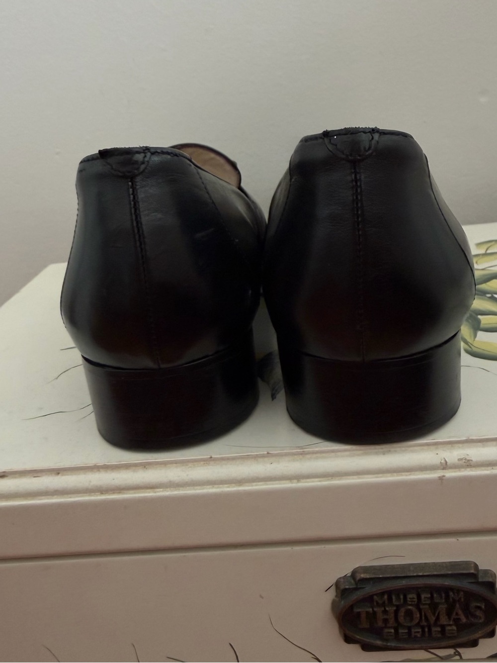 Coach Black Leather Loafers - Picture 3 of 9